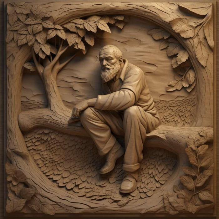 نموذج ثلاثي الأبعاد لآلة CNC 3D Art 